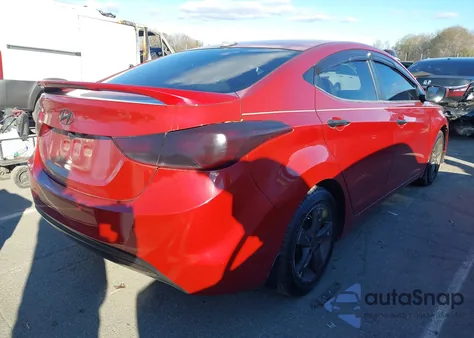 2013 Hyundai Elantra Gls z USA, uszkodzony, nr VIN KMHDH4AE0DU667334
